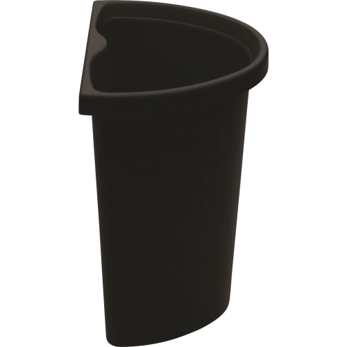 5 Quart Recycle Insert/Vanity Wastebasket, Black